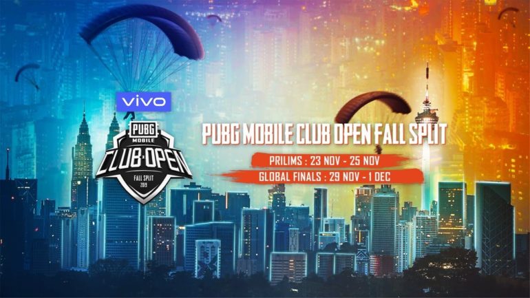 PUBG绝地求生吃鸡手游俱乐部公开赛秋季预赛