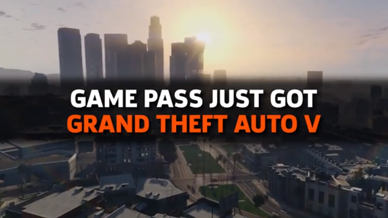GTA5已添加到Xbox One上的Xbox Game Pass