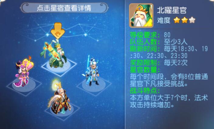 北曜星官